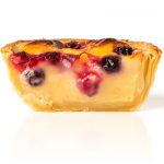 Mixed berries pastel de nata eggtart custard portuguese tart
